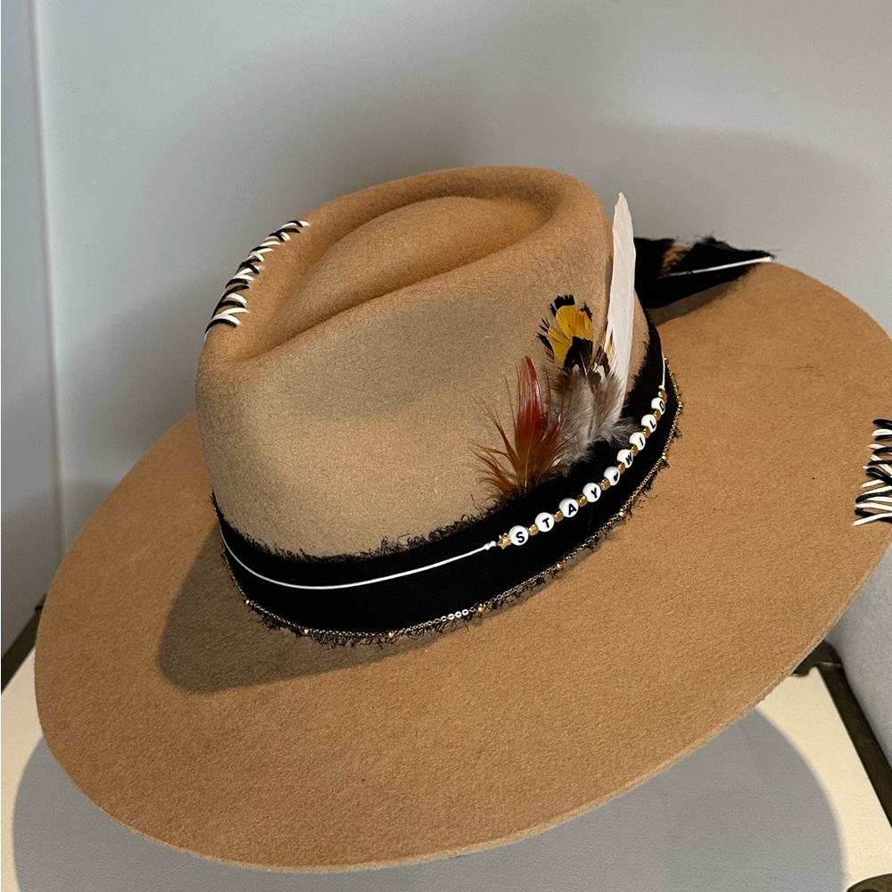 Wide Brim Wool Fedora Hat